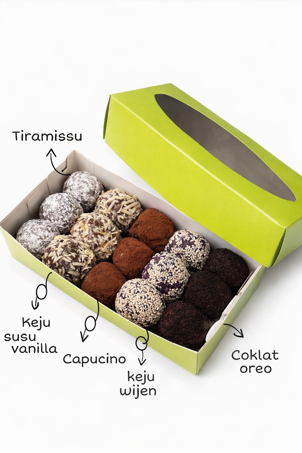 MOCHI BROWNIES VARIAN MIX ISI 15