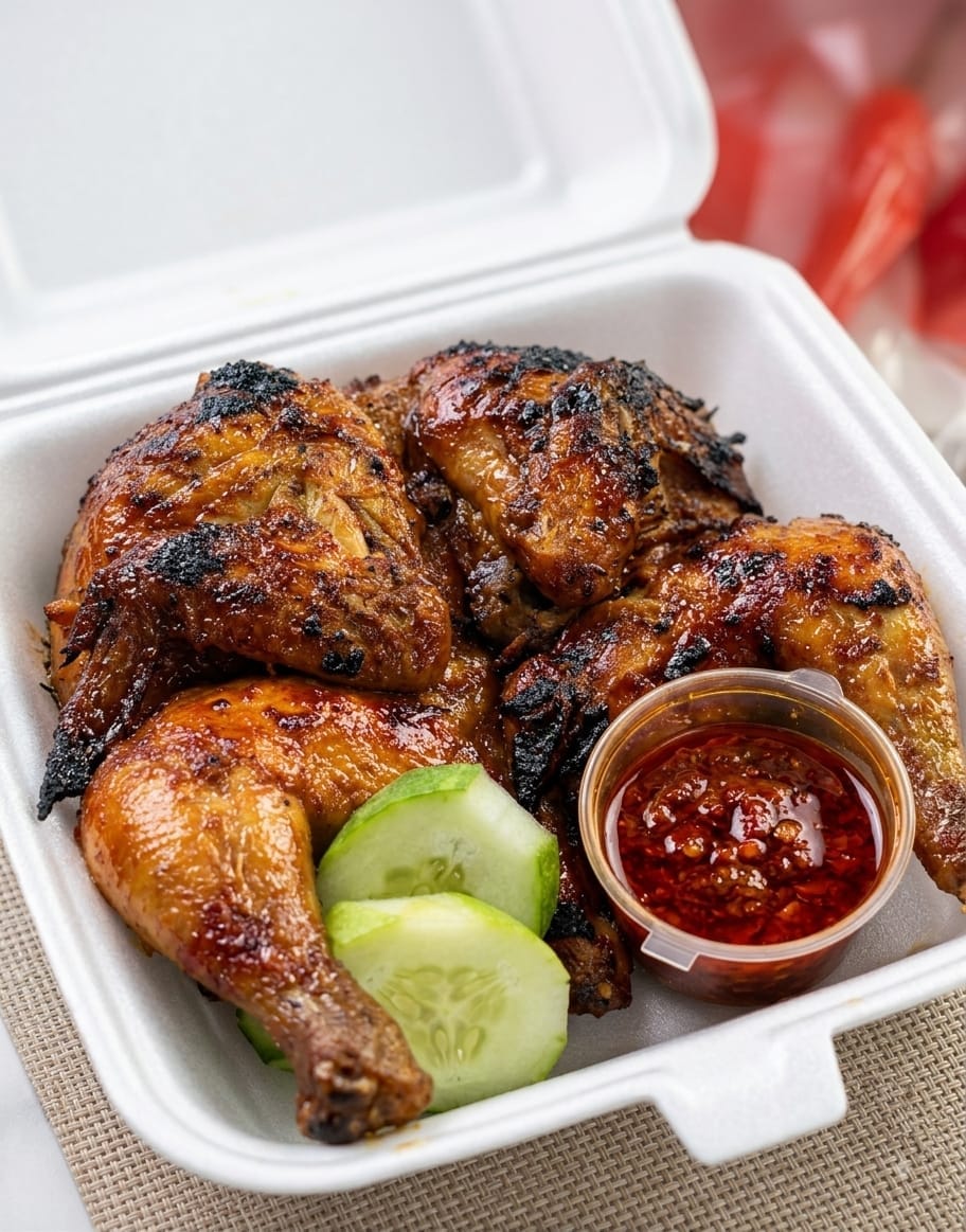 AYAM BAKAR KECAP SAMBAL BACEM