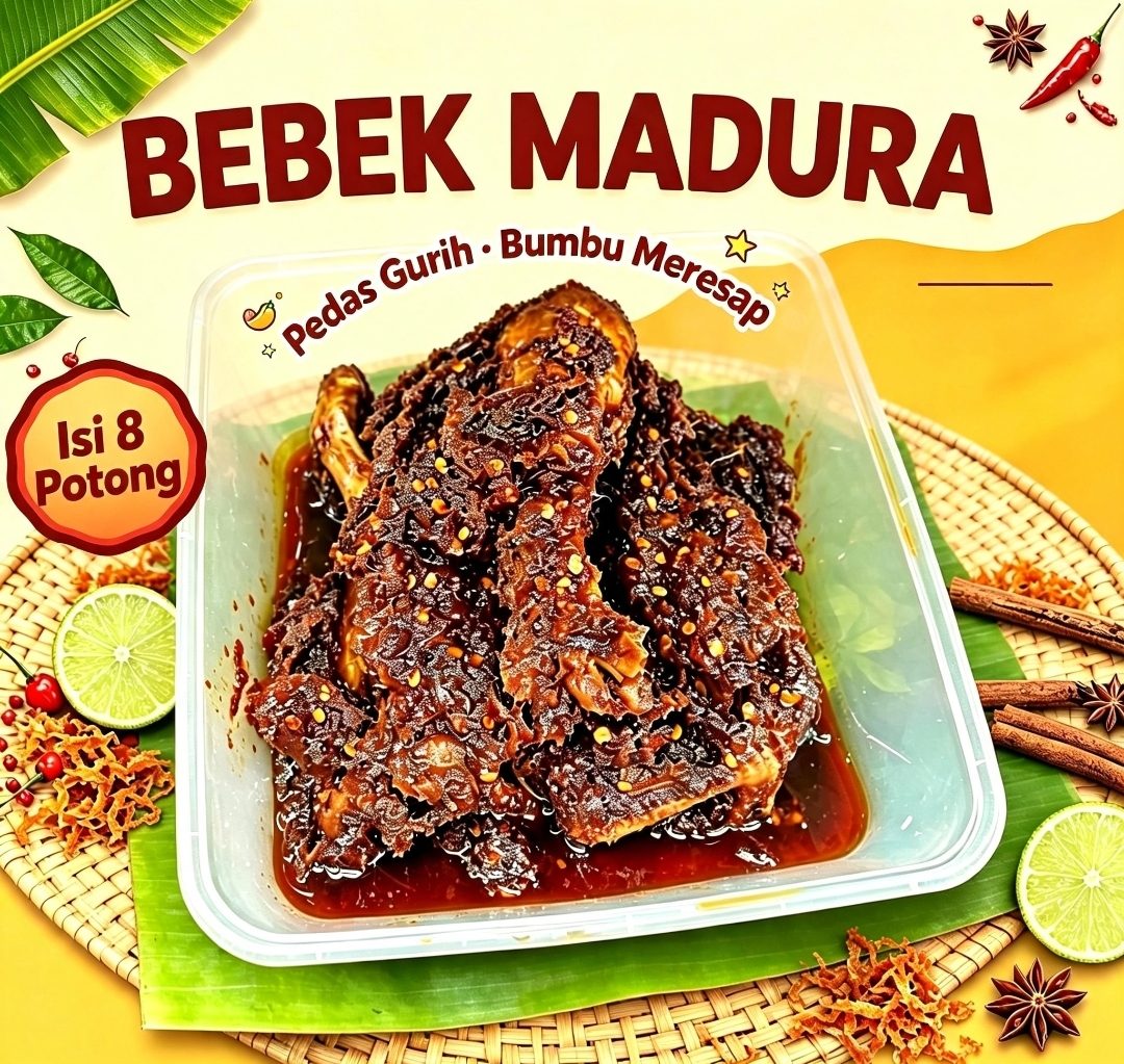BEBEK UTUH BUMBU MADURA ISI 8 POTONG